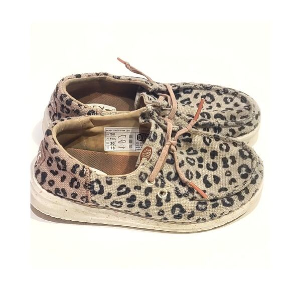 Hey Dude Wendy Youth Funk Leo shoes girls toddler size 11 - Picture 2 of 9